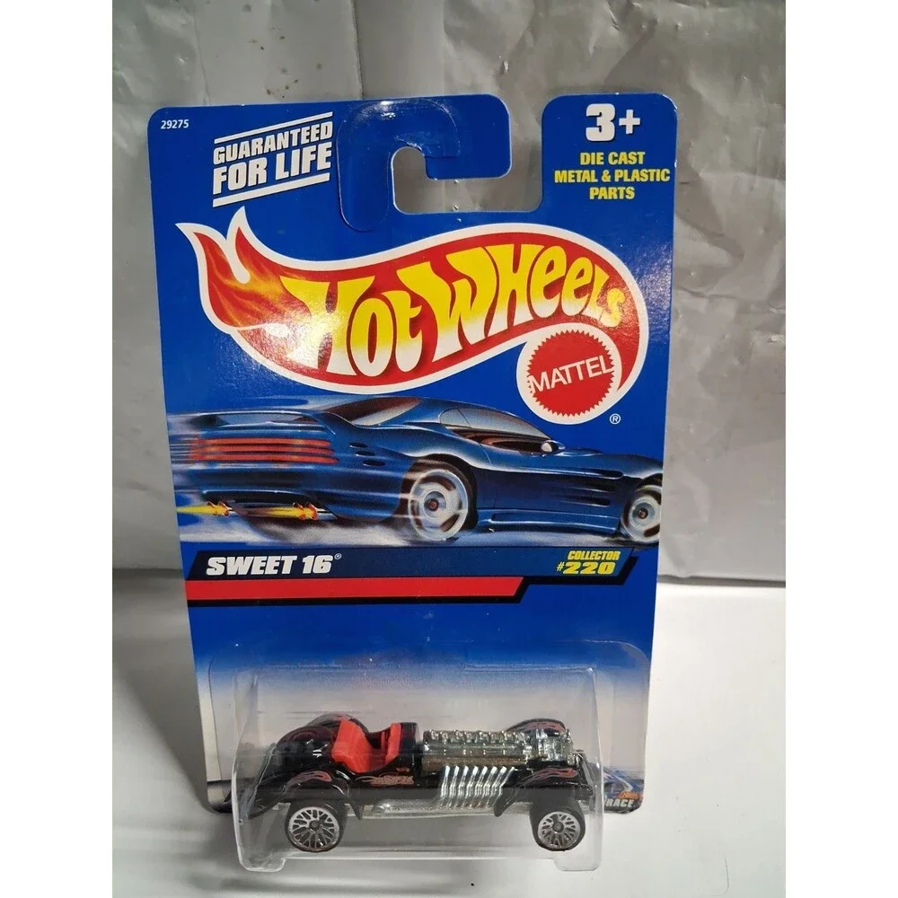 2000 Hot Wheels #220 SWEET 16 black 29275 Mattel LW Wheels Malaysia